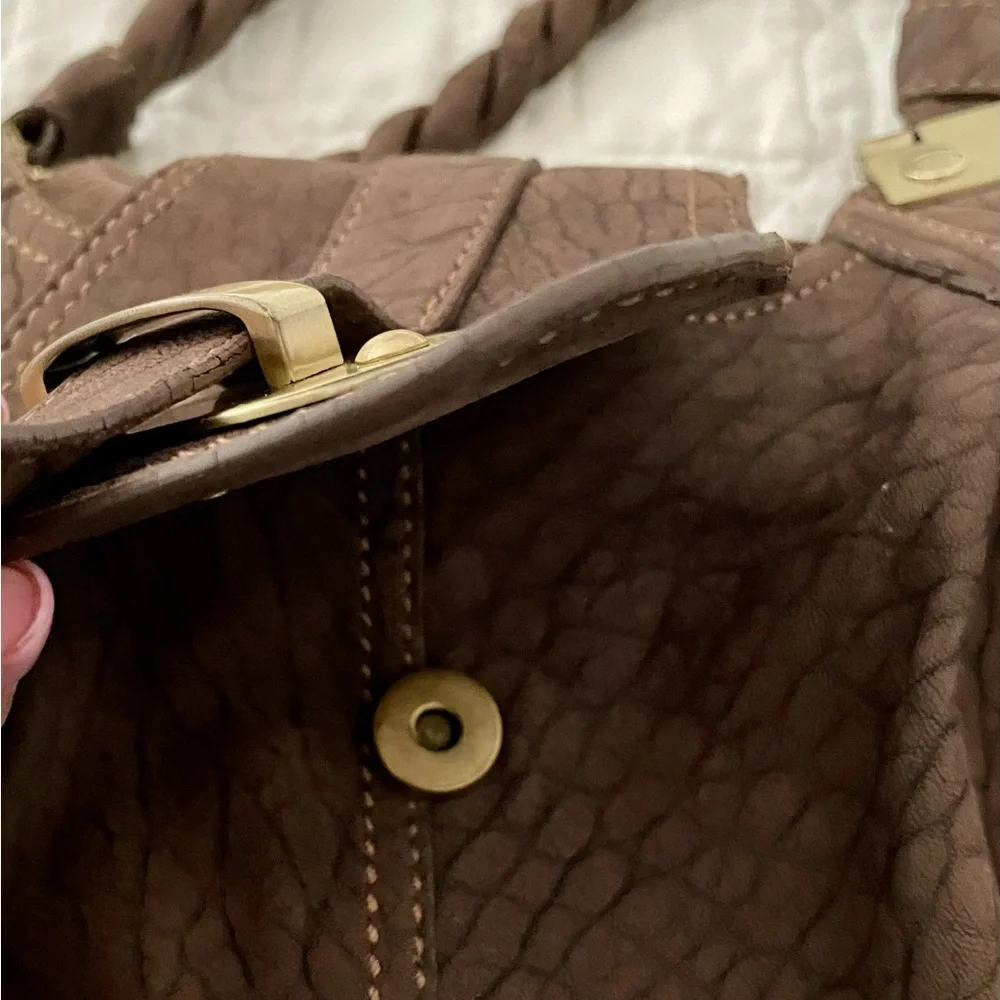 Large Sueded Rafe New York Handbag - Picture 5 of 11